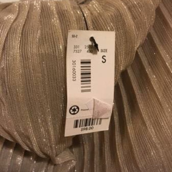 Gold Maxi Dress HAS ORIGINAL TAGS - Picture 3 of 3